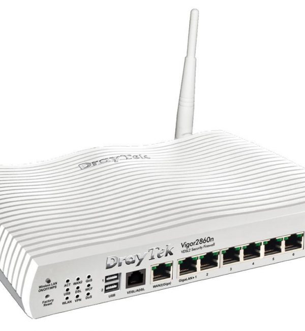 DrayTek Vigor 2860n Triple-WAN VDSL/ADSL2+ Broadband Router-0