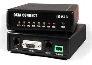 DATA CONNECT IGV.23-HV INDUSTRIAL GRADE V.23 MODEM 85-265VAC OR 115-400VDC