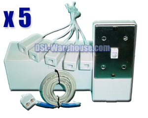 DSL Home Filter Kit 5pack-0