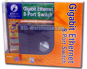 Blitzz BGS800 – 8-Port 10/100/1000 Gigabit Ethernet Switch-0