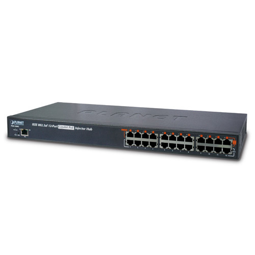 POE-1200P2 IEEE 802.3af 12-Port Power over Ethernet Web Management Injector Hub-0
