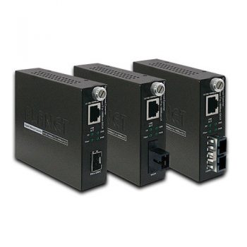 GST-802 10/100/1000Base-T to 1000Base-SX(SC,MM) Smart Media Converter-220m/550m