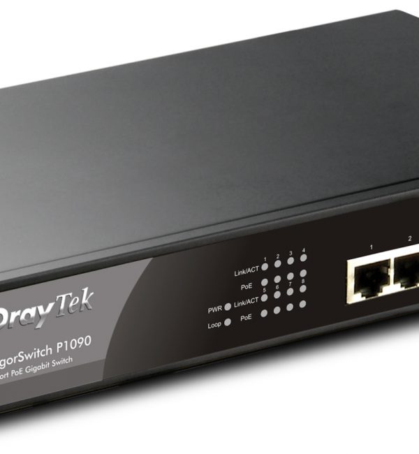 Draytek VigorSwitch P1090 PoE Gigabit Ethernet Switch-0