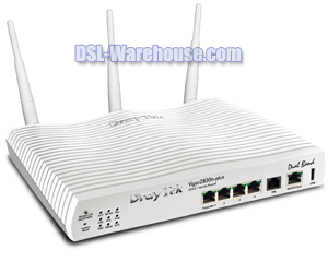 DrayTek Vigor 2830n-plus Wireless Gigabit LAN WAN ADSL2+ Firewall-0