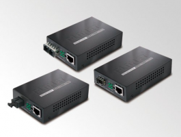 GT-702S 1000Base-T to 1000Base-LX (SC, SM) Gigabit Ethernet Media Converter -10km